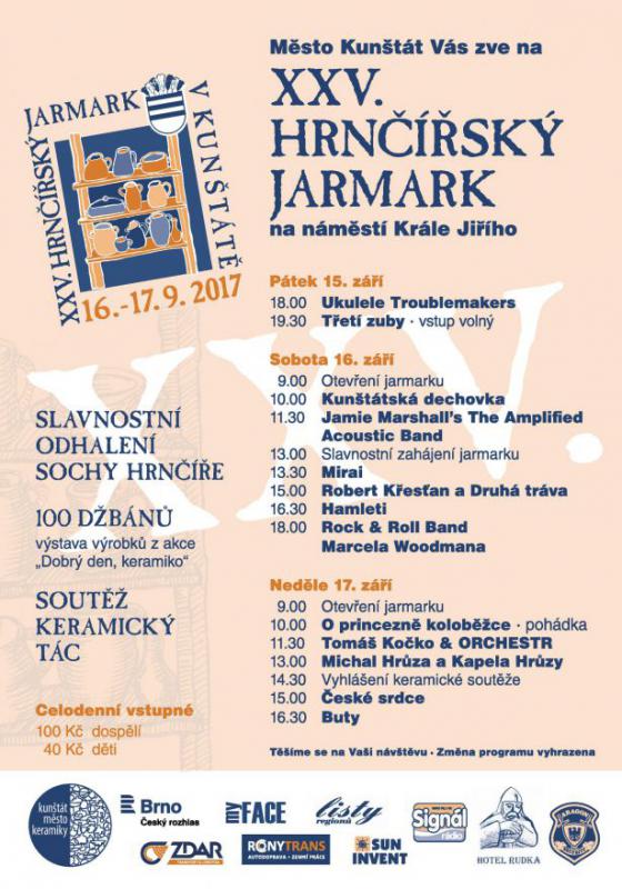 Hrnčířský jarmark 2017 - Kunštát