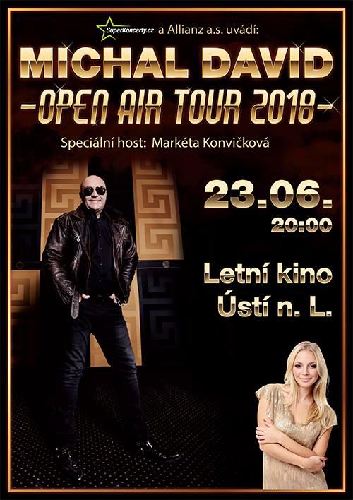 Michal David - Open Air Tour 2018 - Ústí nad Labem