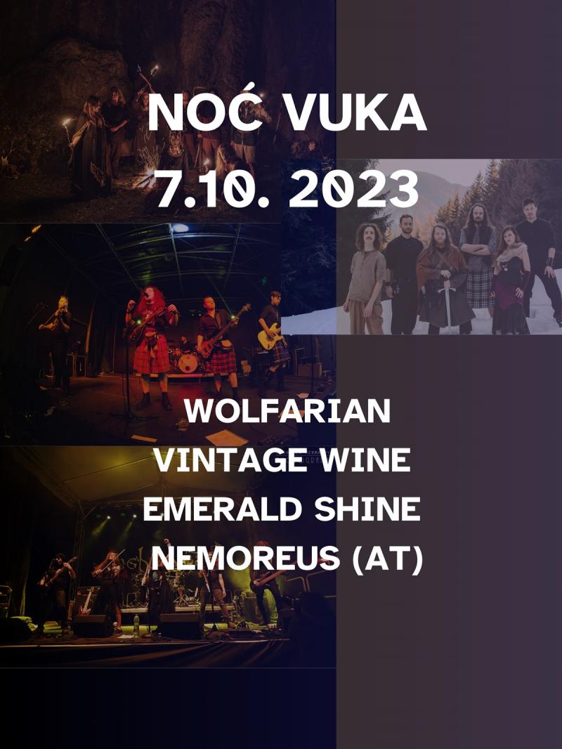 10 let Wolfarian + Nemoreus, Vintage Wine, Emerald Shine - Brno