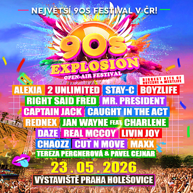 90s Explosion open-air festival - Praha