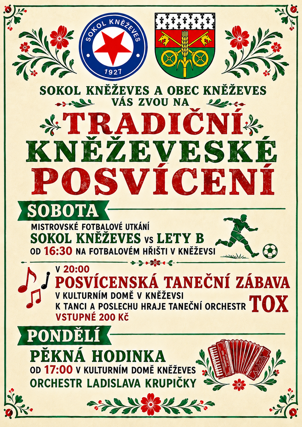 Kněževeské Posvícení 2026 - Kněževes