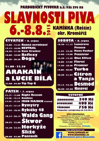 Slavnosti piva 2015 - Kamínka