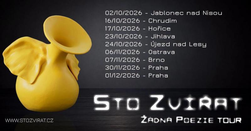 -Sto zv��at - ��dn� poezie Tour