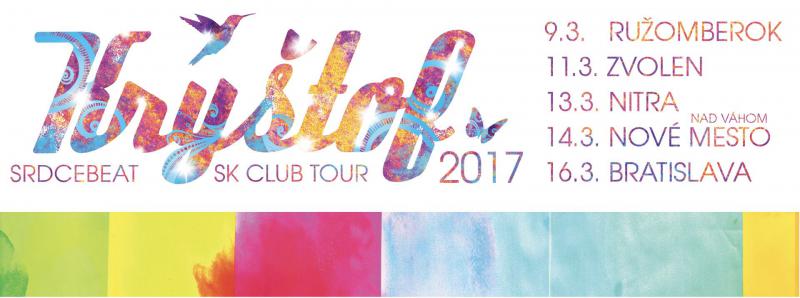 Kryštof - Srdcebeat SK club tour 2017 - Bratislava
