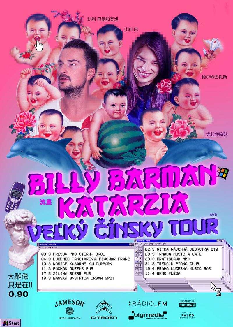 Billy Barman - Katarzia - Veľký čínský tour - Brno