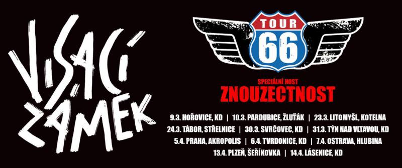 Visací zámek + Znouzectnost - Tour 66 - Tvrdonice