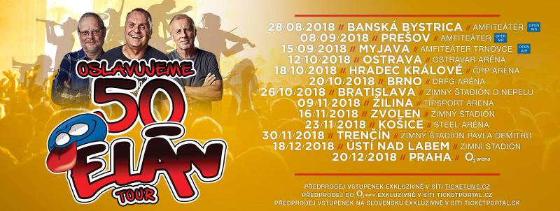 Elán - Slavíme 50 tour 2018
