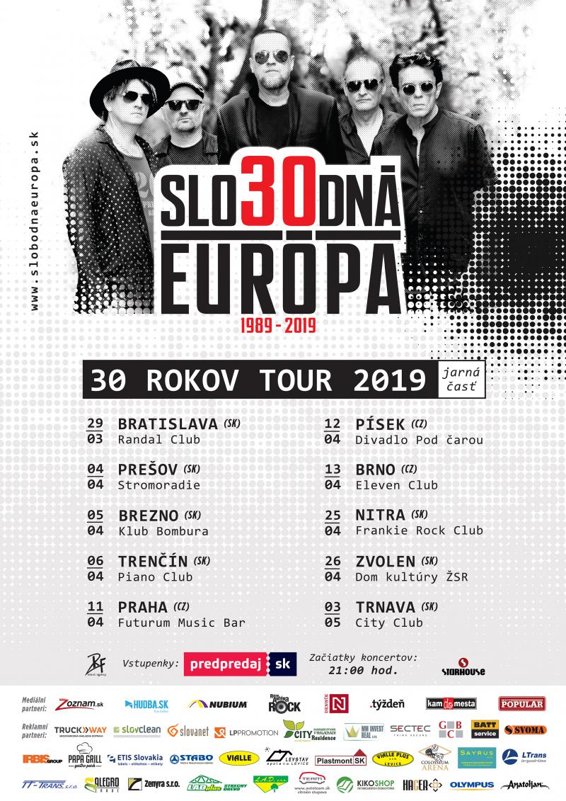 Slobodná Európa - 30 rokov tour 1989 - 2019 - Prešov