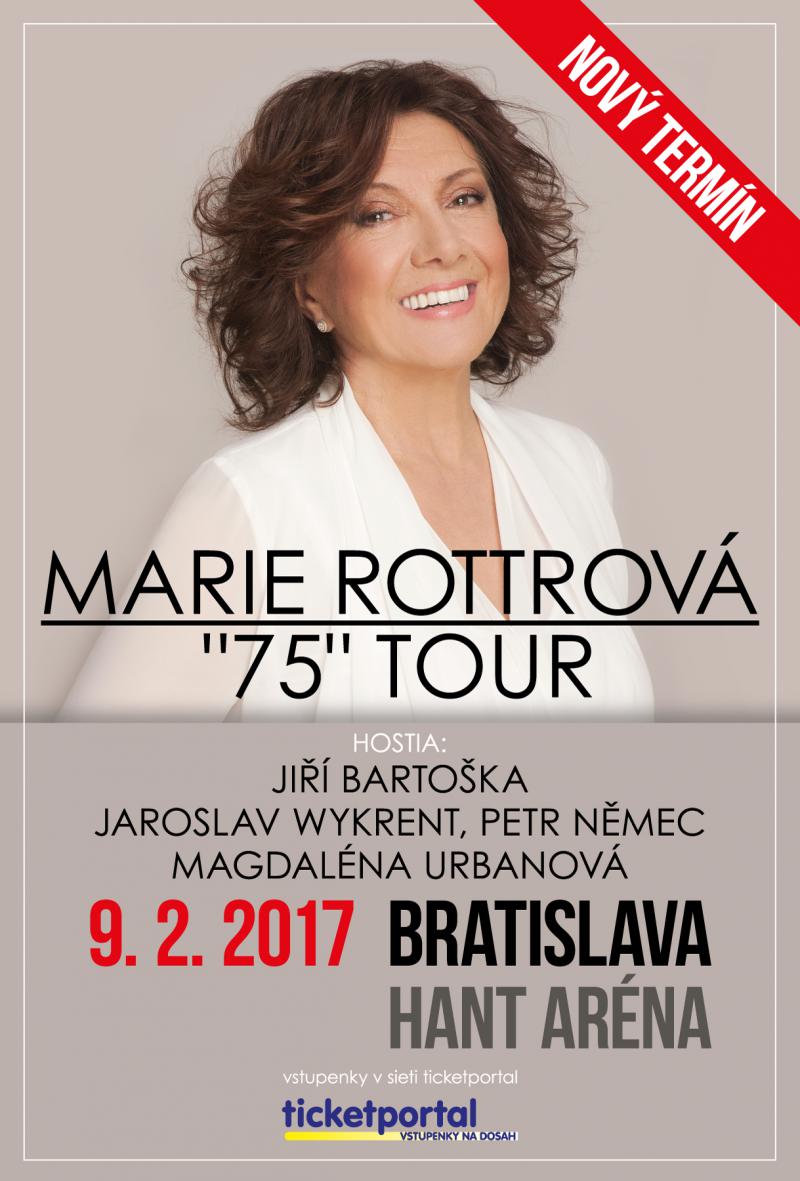 Marie Rottrová už tento týždeň oslávi narodeniny veľkým koncertom v Bratislave