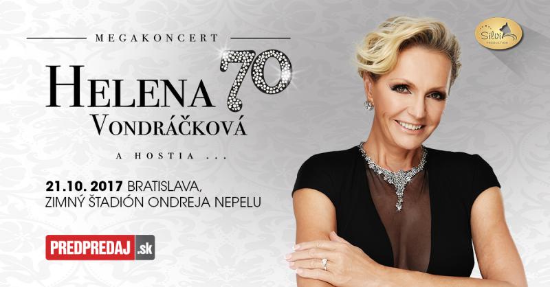 Narodeninový megakoncert Helena Vondráčková 70 aj s Karlom Gottom