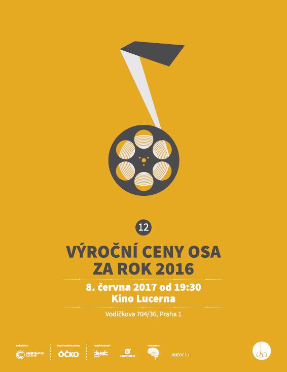 OSA udělí Výroční ceny za rok 2016