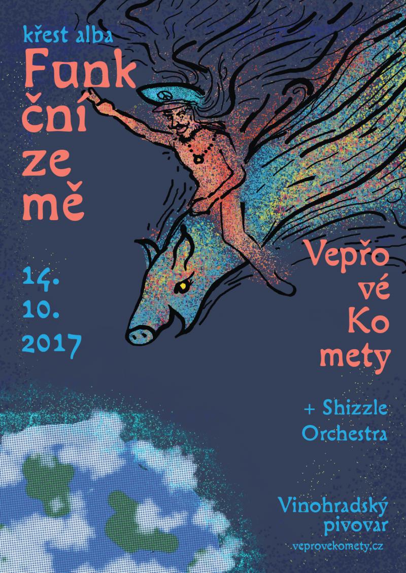 Skupina Vepřové Komety vydává debutové album 'Funk ční ze mě'