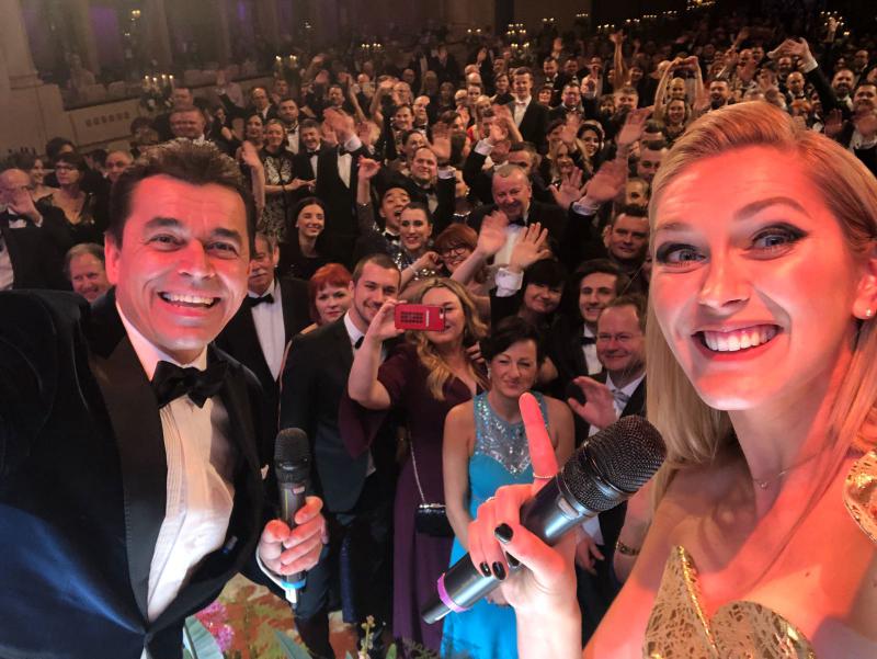 Pozdrav Česko-Slovenského plesu maestrovi Karlovi Gottovi