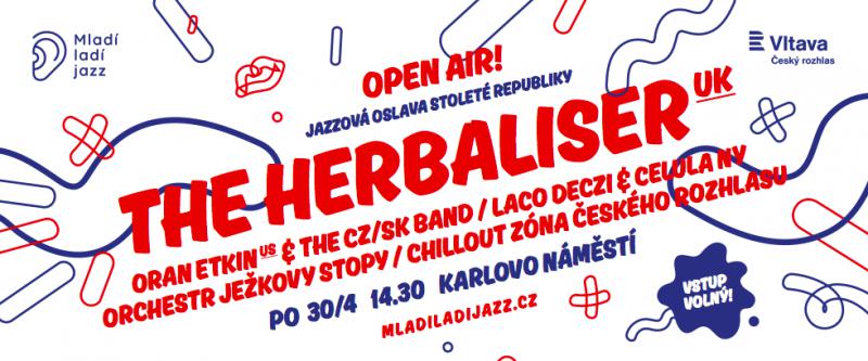Koncert The Herbaliser na Karlově náměstí zakončí festival Mladí ladí jazz. Vstup je volný.