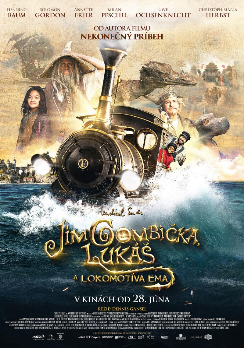 Do kín prichádza nový film od autora kultového Nekonečného príbehu:  Jim Gombička, Lukáš a Lokomotíva Ema