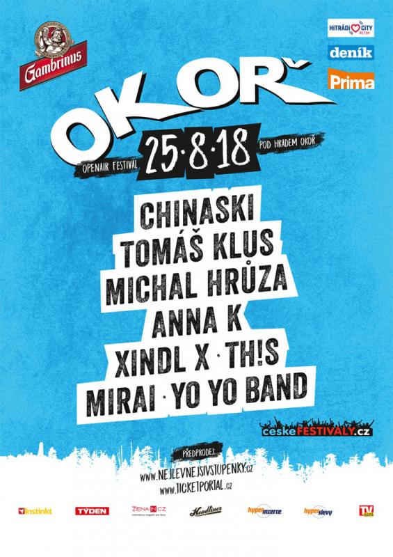 Festival Okoř je plnoletý, slavit se bude v sobotu 25. srpna