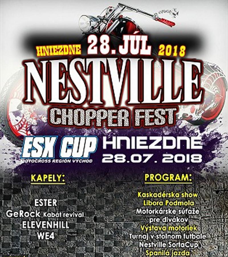 Nestville Chopper fest 2018: Podujatie plné krásnych motoriek a poriadneho rocku
