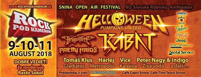 ROCK POD KAMEŇOM UŽ VO ŠTVRTOK, KOVOVÉ SRDCIA MIERIA DO SNINY