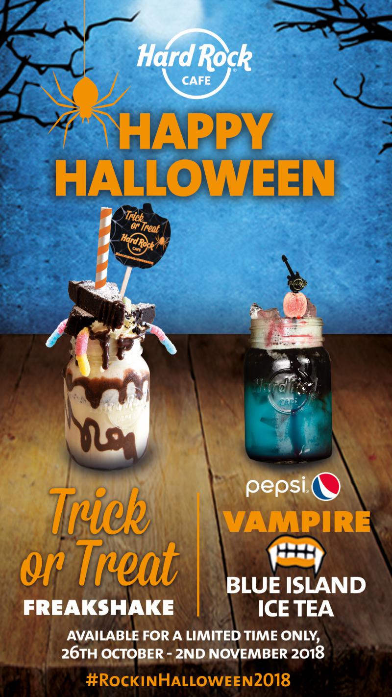 Halloween v Hard Rock Cafe Praha: Večírky pro děti i dospělé a speciální strašidelné drinky