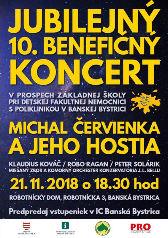 Akordeónový virtuóz Michal Červienka pripravuje 10-ty benefičný koncert, vystúpia na ňom svetovo uznávaní umelci