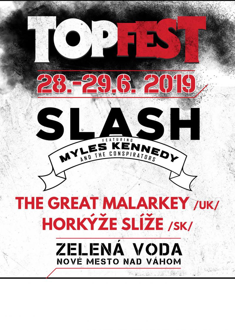 TOPFEST 2019 ohlasuje prvého headlinera, na festivale zahrá legendárny gitarista Slash