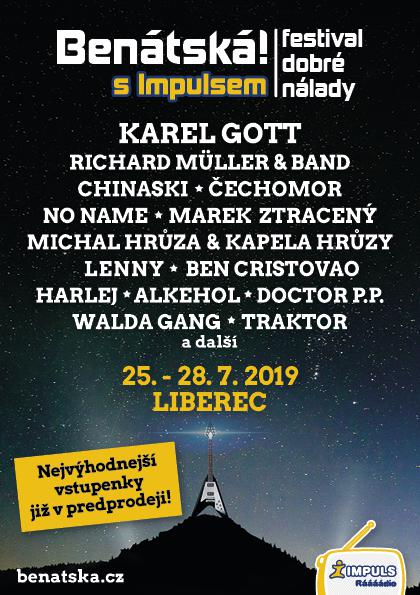 Božský čtvrtek odstartuje 27. ročník festivalu Benátská! s Impulsem