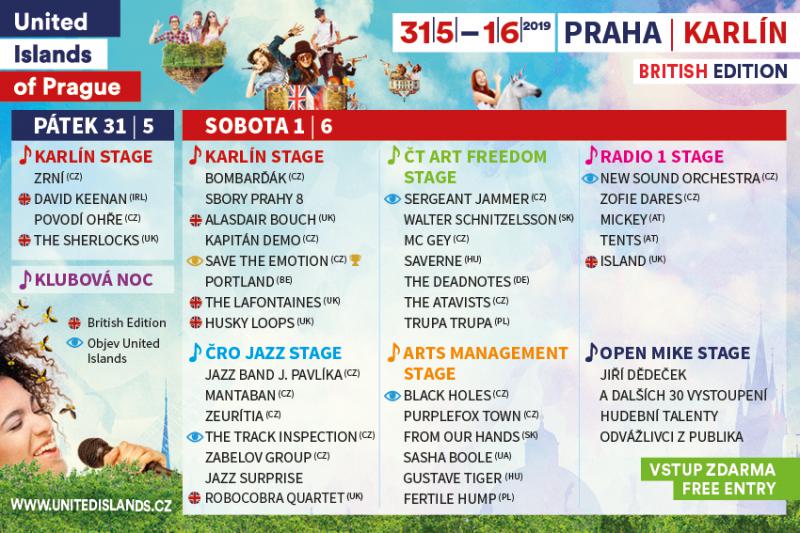 Festival United Islands odtajňuje kompletní program. Přiveze do Prahy vycházející hvězdy.