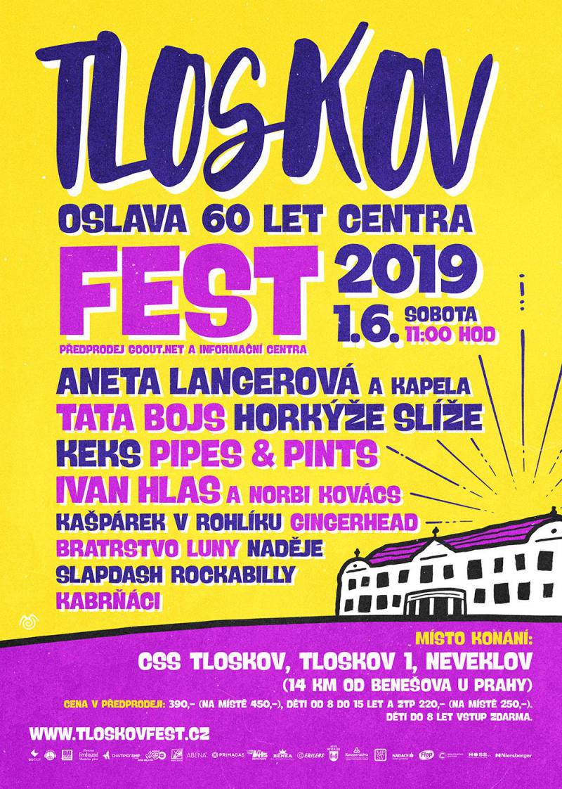 Už 1. června se v centru sociálních služeb Tloskov uskuteční hudební festival. Nyní oznamují přesný harmonogram