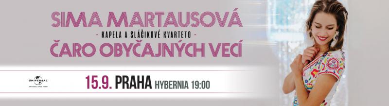 Slovenská hudební hvězda Sima Martausová se 15. září představí naživo v pražské Hybernii