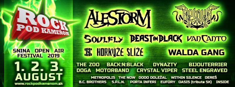SOULFLY ČEREŠNIČKOU NA ROCK POD KAMEŇOM 2019