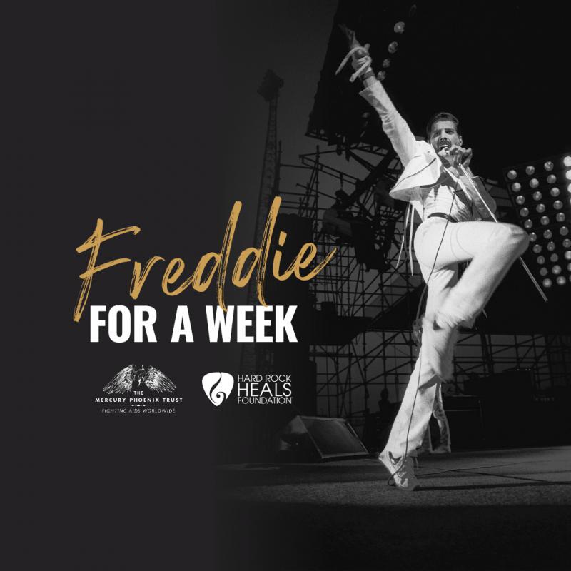 HARD ROCK CAFE® PRAHA UCTÍ ODKAZ HUDEBNÍ IKONY  FREDDIEHO MERCURYHO OSLAVOU ''FREDDIE FOR A WEEK''