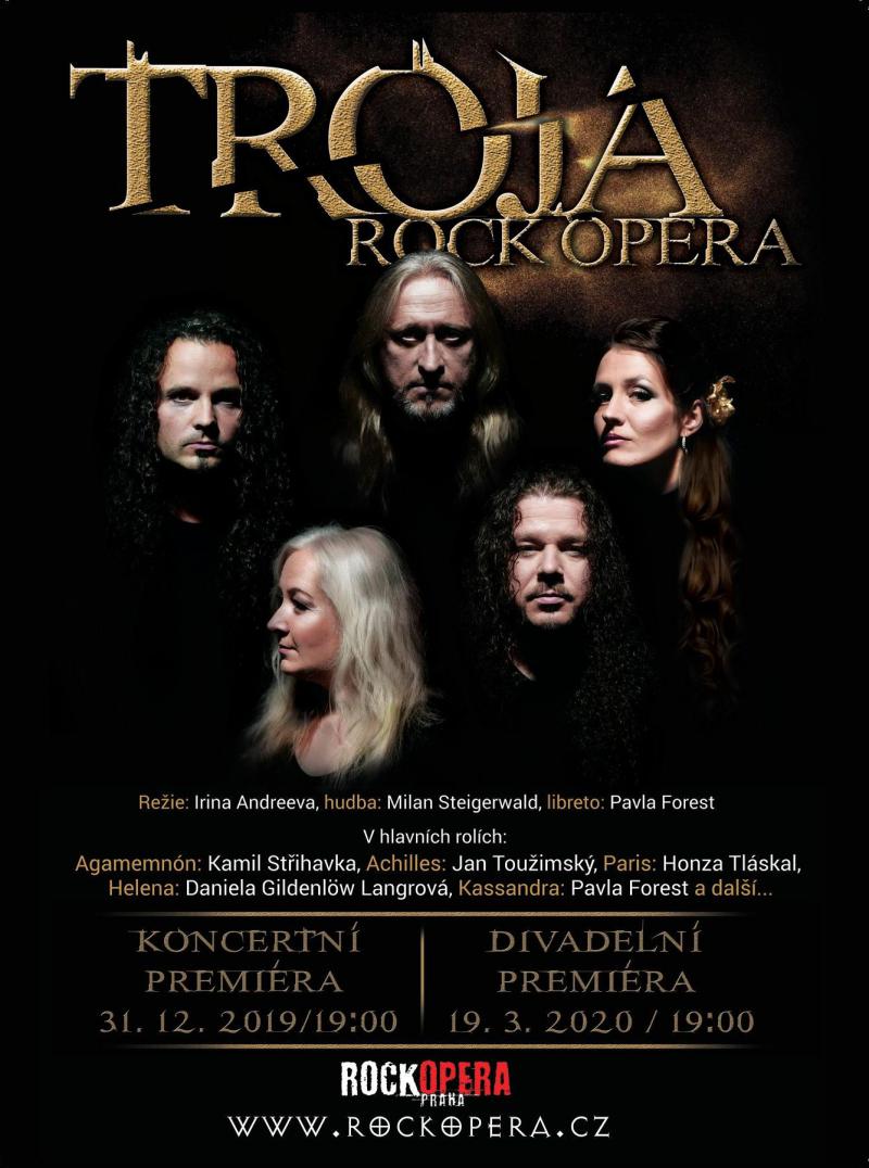 Kam na Silverstra? RockOpera uvede poslední den v roce novou operu Troja v koncertní verzi