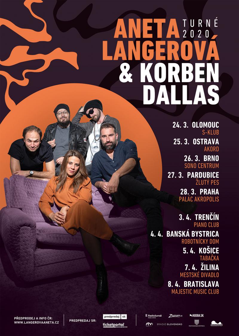Aneta Langerová vyráža na špeciálne Československé turné s Korben Dallas