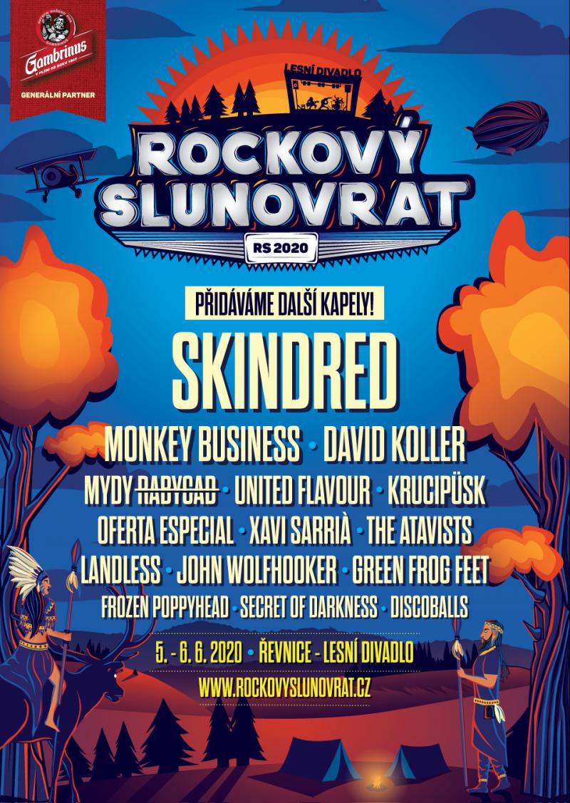 Skindred vystoupí na Rockovém Slunovratu