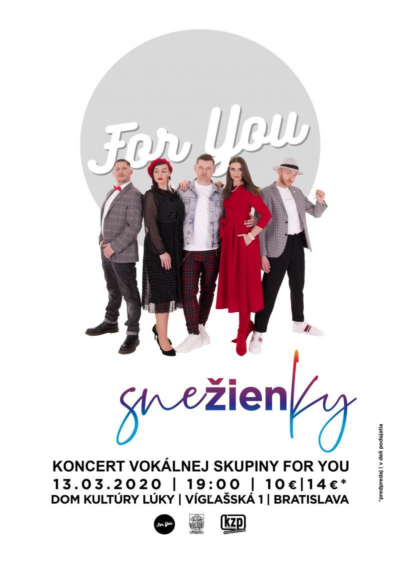Na koncerte vokálnej skupiny For You zaznie Nenahraditeľná aj Lady Carneval