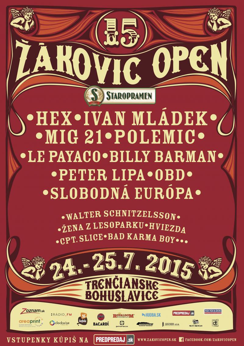 O mesiac štartuje 15-ty ročník festivalu Žákovic Open! 