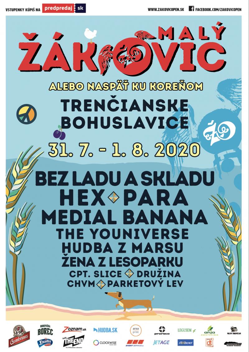 V Trenčianskych Bohuslaviciach sa chystá MALÝ ŽÁKOVIC, bude náhradou za jubilejný 20-ty ročník festivalu