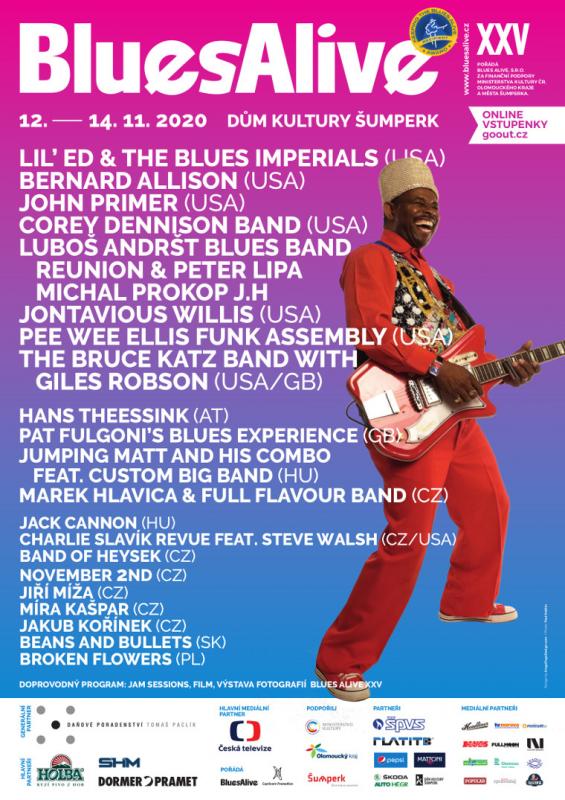 Blues Alive se sníženou kapacitou je vyprodané. Zahrají legendy Luboš Andršt s Peterem Lipou, Ondřej Pivec nebo Marek Hlavica