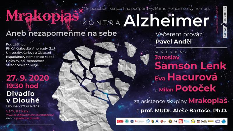 Benefiční koncert Mrakoplaš kontra Alzheimer 2020 (9. ročník)