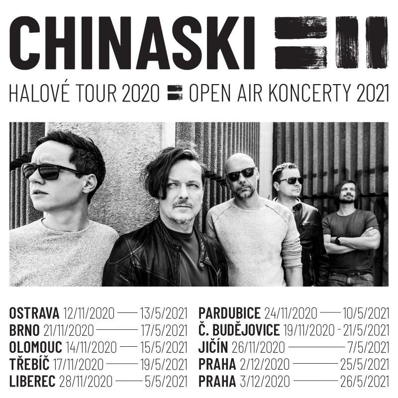 Kapela Chinaski stěhuje halové turné pod širé nebe  a představuje nový klip k Básni