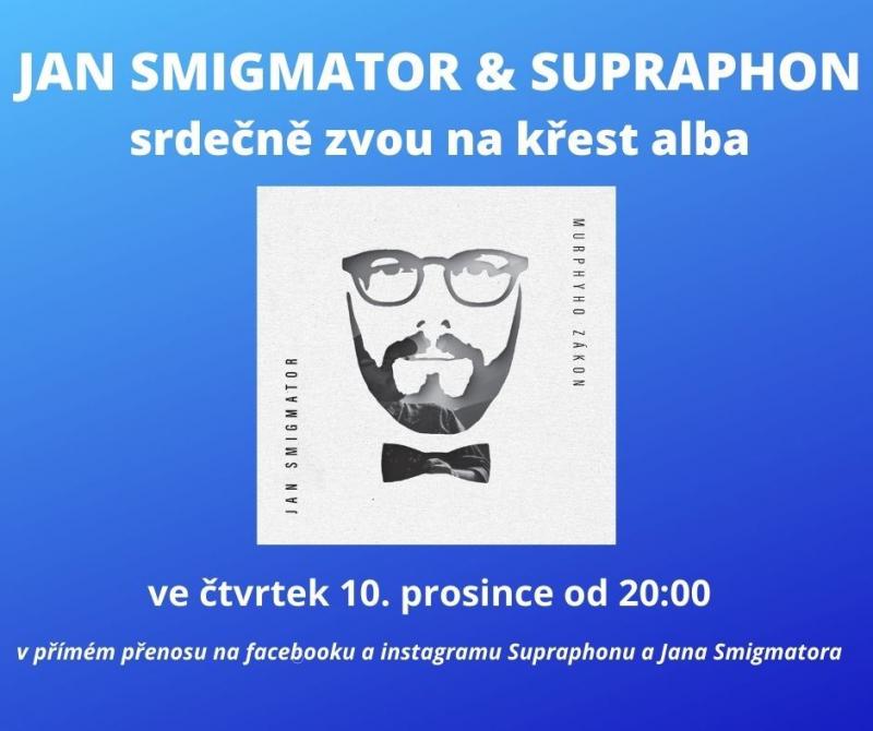 Jan Smigmator pokrstí album Murphyho zákon v legendárnom priestore jazzového klubu Parnas