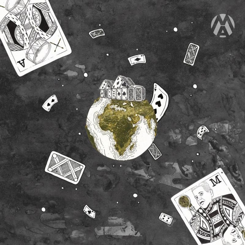 Domeček z karet jako aluze na stav planety