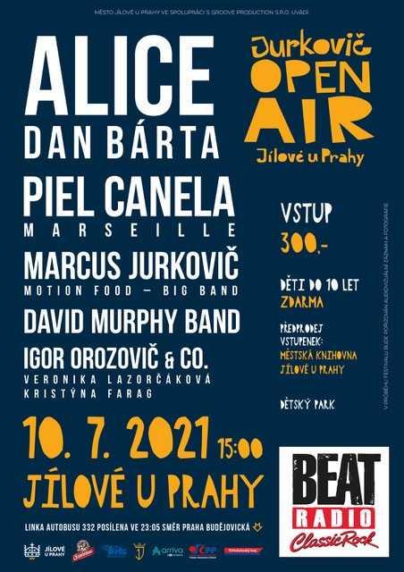 Hudební festival Jurkovič Open Air Jílové u Prahy