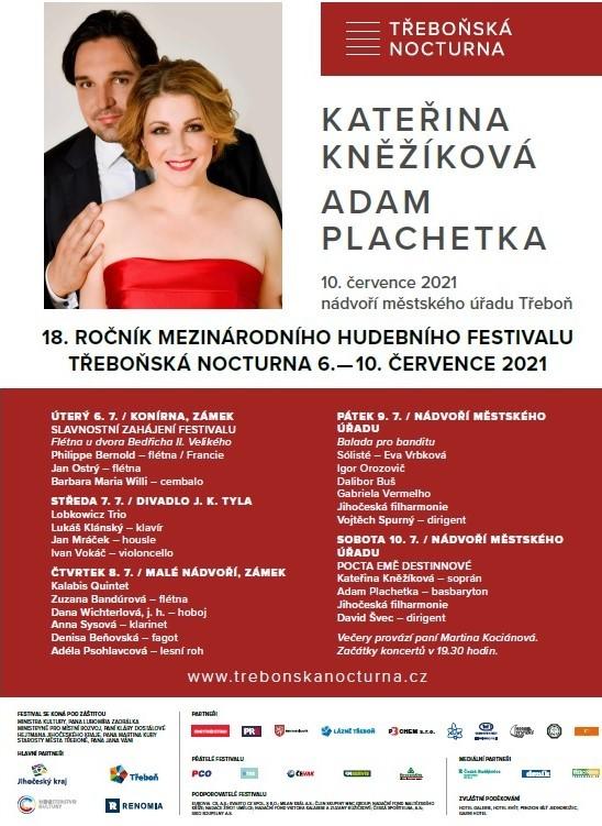 Začíná mezinárodní festival klasické hudby Třeboňská nocturna 2021