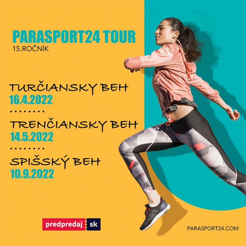 Jubilejný 15-ty ročník najväčšej charitatívnej akcie PARASPORT24 tour sa bude niesť v znamení behu
