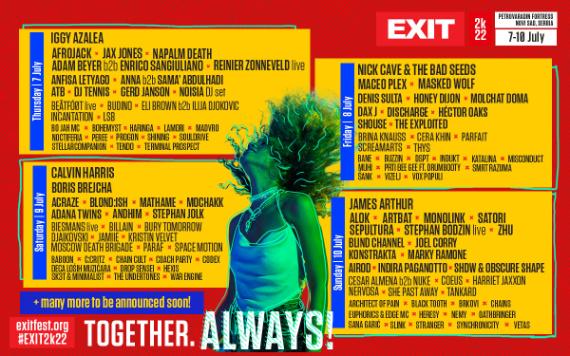 EXIT FESTIVAL OZNAMUJE DALŠÍ JMÉNA PRO DANCE ARÉNU A OD 24. KVĚTNA ZVYŠUJE CENU VSTUPENEK