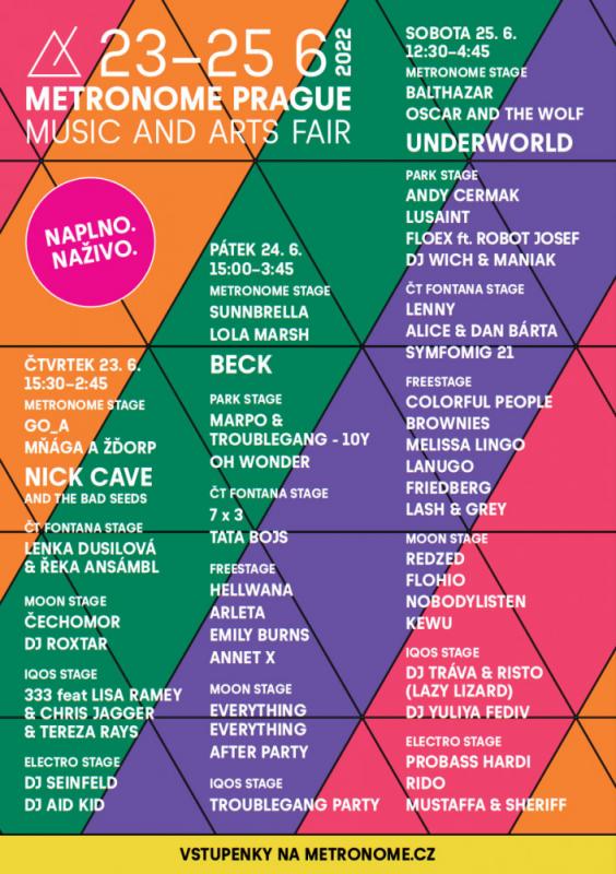 Na Metronome Prague 2022 poprvé míří také hvězdy hip hopu