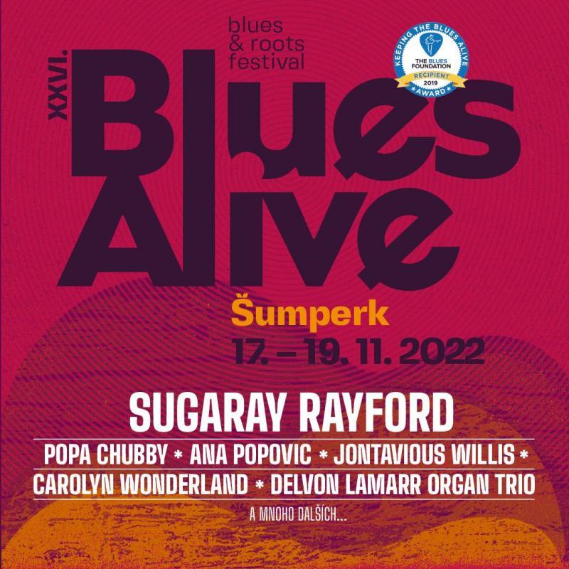 Na letošní Blues Alive přijedou Sugaray Rayford, Ana Popović nebo Popa Chubby
