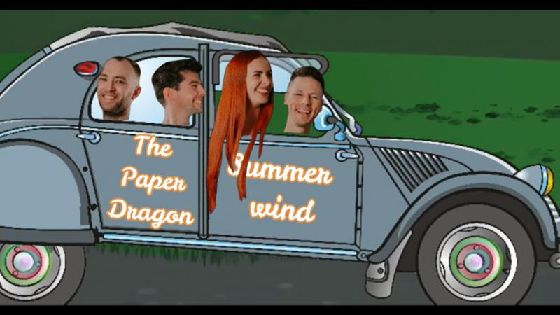 Kapela The Paper Dragon spomína na leto prostredníctvom piesne Summer Wind