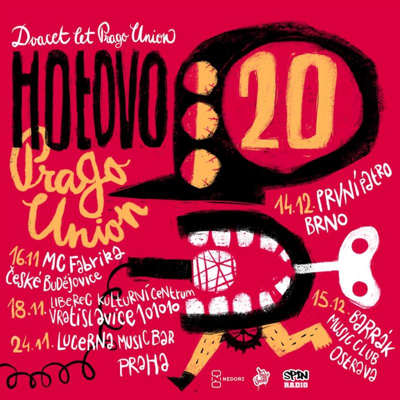 Hotovo 20. Prago Union vyráží na narozeninové turné, slavit bude s Krotiteli Dechů